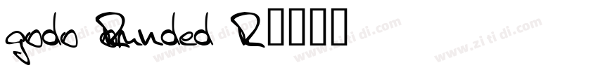 godo Rounded R字体转换